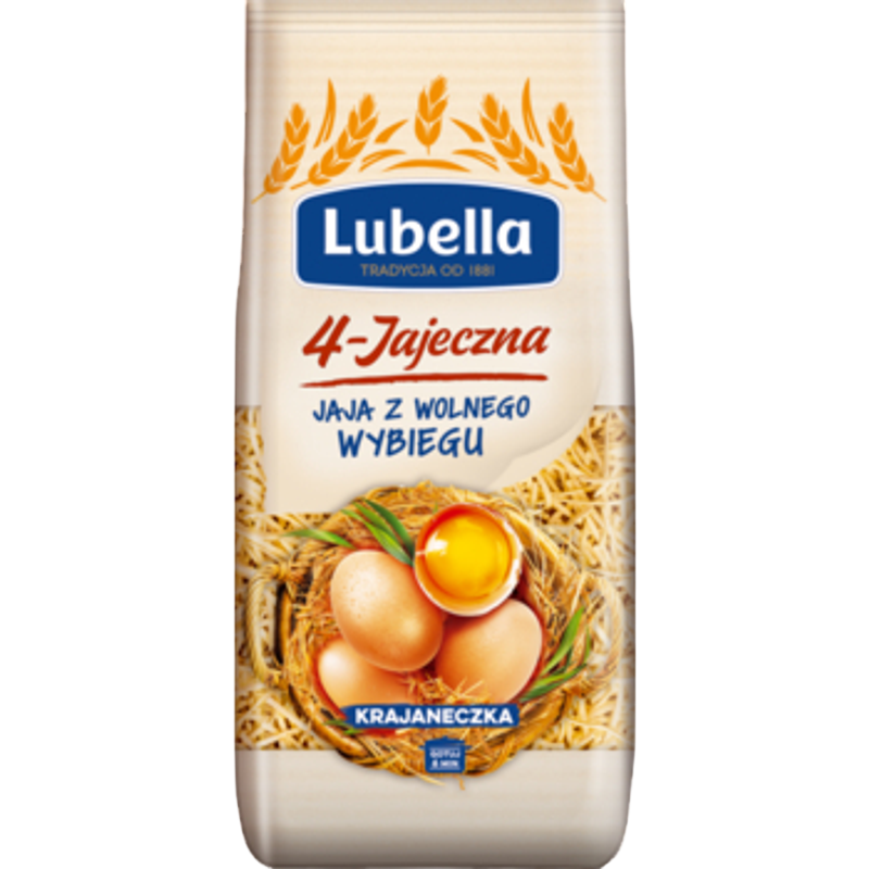 Makaron Krajaneczka Lubella 4 Jajeczny Delikatny Nitki do Zupy 200 g